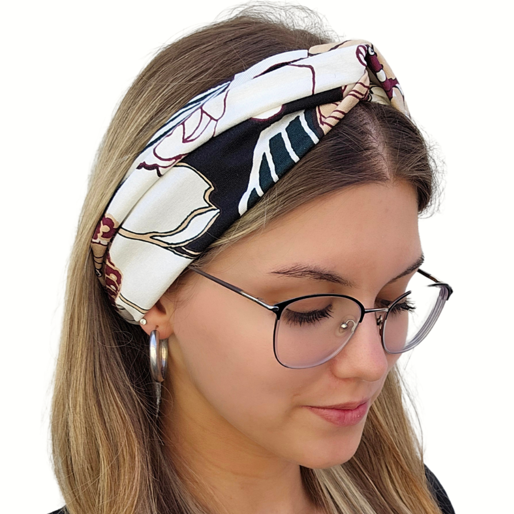 Látková čelenka do vlasů LUKRECIA1